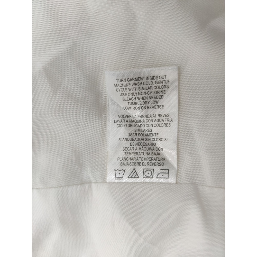 Marilyn Monroe Womens White Open Front Blazer Jacket Gold Back Zippers Large NEW - Picture 5 of 9